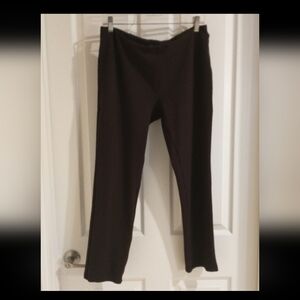 Lauren By Ralph Lauren Chocolate Brown Leggings, Size Medium